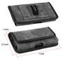 LUXMO Extra Large Horizontal Universal Pouch w/ Dual Card Slots - Dark Denim Fabric - LPOTX-EUH3-BK-3.jpg