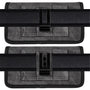 LUXMO Extra Large Horizontal Universal Pouch w/ Dual Card Slots - Dark Denim Fabric - LPOTX-EUH3-BK-7.jpg