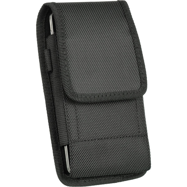 LUXMO Extra Large Vertical Horizontal Nylon Pouch - Black - LPOTX-EUV-BK-1.jpg