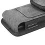 LUXMO Extra Large Horizontal Universal Pouch w/ Dual Card Slots - Dark Denim Fabric - LPOTX-EUV3-BK-7.jpg