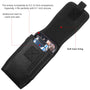 LUXMO Extra Large Vertical Universal Nylon Pouch w/ Card Slot - Black - LPOTX-EUV4-BK-2.jpg