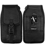 LUXMO Extra Large Vertical Universal Leather Pouch w/ Front Buckle - Black (Retail Packaging) - LPOTX-EUV5-BK-C-1.jpg