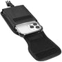 LUXMO Extra Large Vertical Universal Leather Pouch w/ Front Buckle - Black (Retail Packaging) - LPOTX-EUV5-BK-C-4.jpg