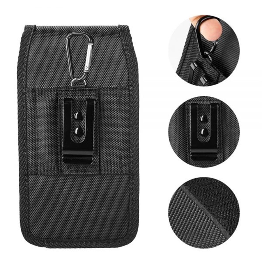 LUXMO Medium Vertical Universal Nylon Pouch - Black - LPSAMI717EUVBK-6.jpg