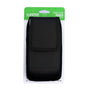LUXMO Medium Vertical Universal Nylon Pouch - Black (Retail Packaging)
