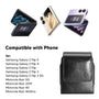 LUXMO Extra Small Vertical Universal Leather Pouch - Black (Retail Packaging) - LPU45-LU44-VBK-C-4.jpg