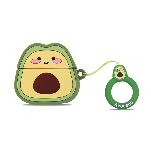 MyBat 3D Cartoon Silicone Case for Apple AirPods 3 with Wireless Charging Case - Avocado - MAIRP3CASK112-2.jpg
