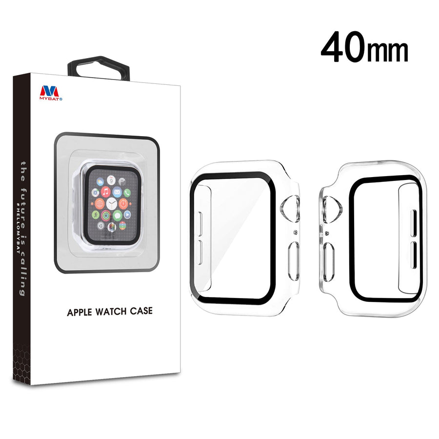 MyBat Fusion Protector Case for Apple Watch Series 4 40mm/Watch SE 3 40mm / Watch SE (2022) 40mm - Transparent Clear