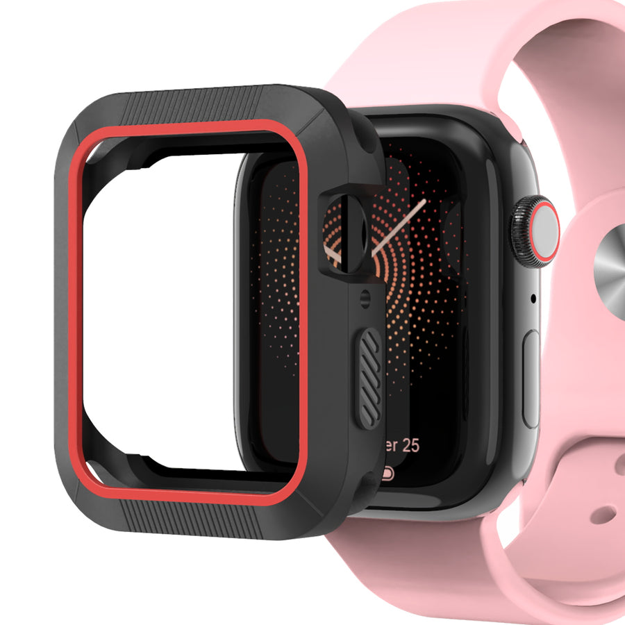 MyBat Halo Case for Apple Watch Series 7 41mm/Watch Series 9 41mm / Watch Series 8 41mm - Black / Red - MAPWH41CSCAMS002-3.jpg