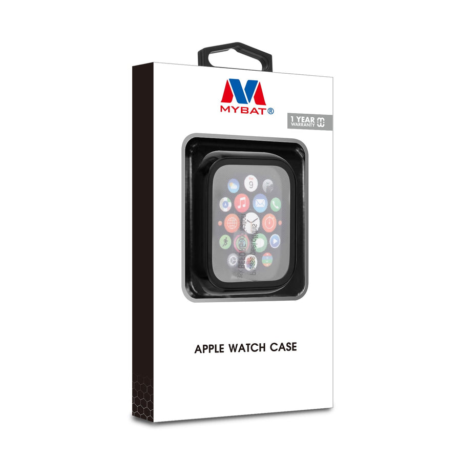 MyBat Fusion Protector Case for Apple Watch Series 7 41mm/Watch Series 9 41mm / Watch Series 8 41mm - Electroplated Black