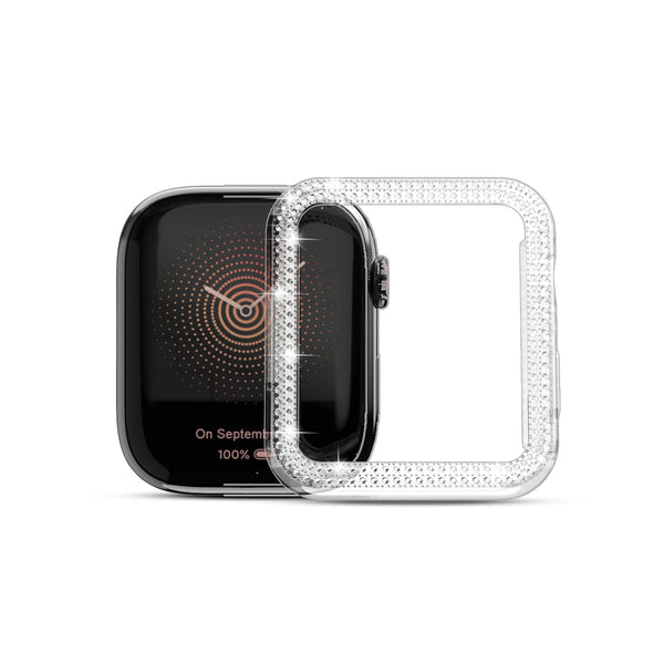 MyBat Apple Watch Case (with Diamonds) for Apple Watch Series 7 41mm/Watch Series 9 41mm / Watch Series 8 41mm - Transparent Clear - MAPWH41CSFSSC034-2.jpg