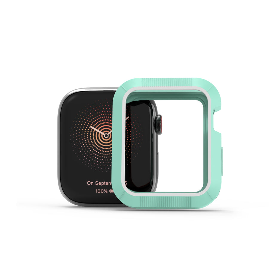 MyBat Halo Case for Apple Watch Series 7 45mm/Watch Series 9 45mm / Watch Series 8 45mm - Teal Green / White - MAPWH45CSCAMS004-2.jpg