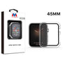 MyBat Fusion Protector Case for Apple Watch Series 7 45mm/Watch Series 9 45mm / Watch Series 8 45mm - Transparent Clear