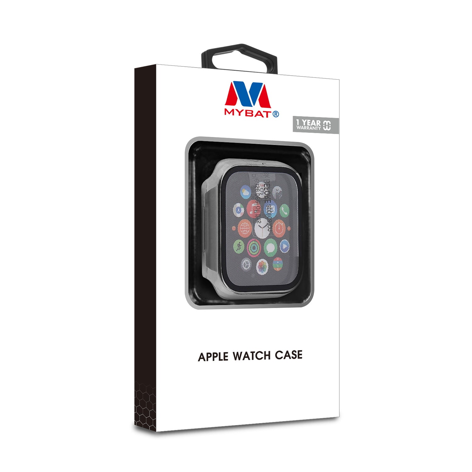 MyBat Fusion Protector Case for Apple Watch Series 7 45mm/Watch Series 9 45mm / Watch Series 8 45mm - Transparent Clear