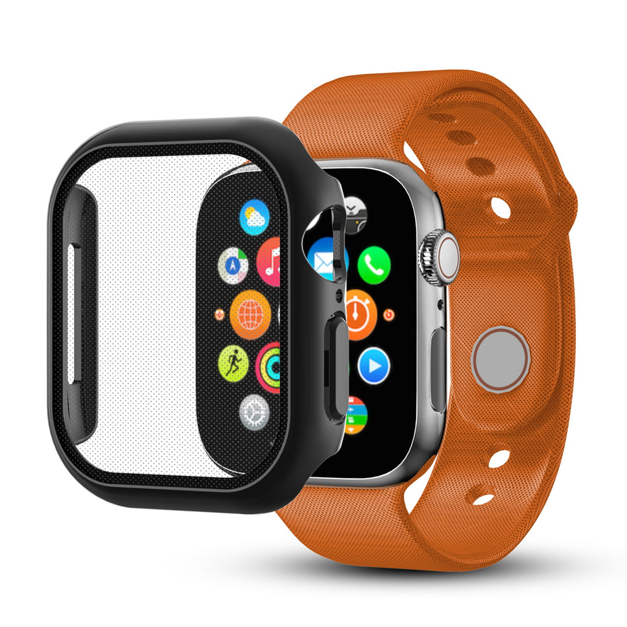 MyBat Fusion Protector Case (with Tempered Glass Screen Protector) for Apple Watch Series 10 42mm / Watch Series 11 42mm - Black - MAWHS1042CSFSSC005-3.jpg
