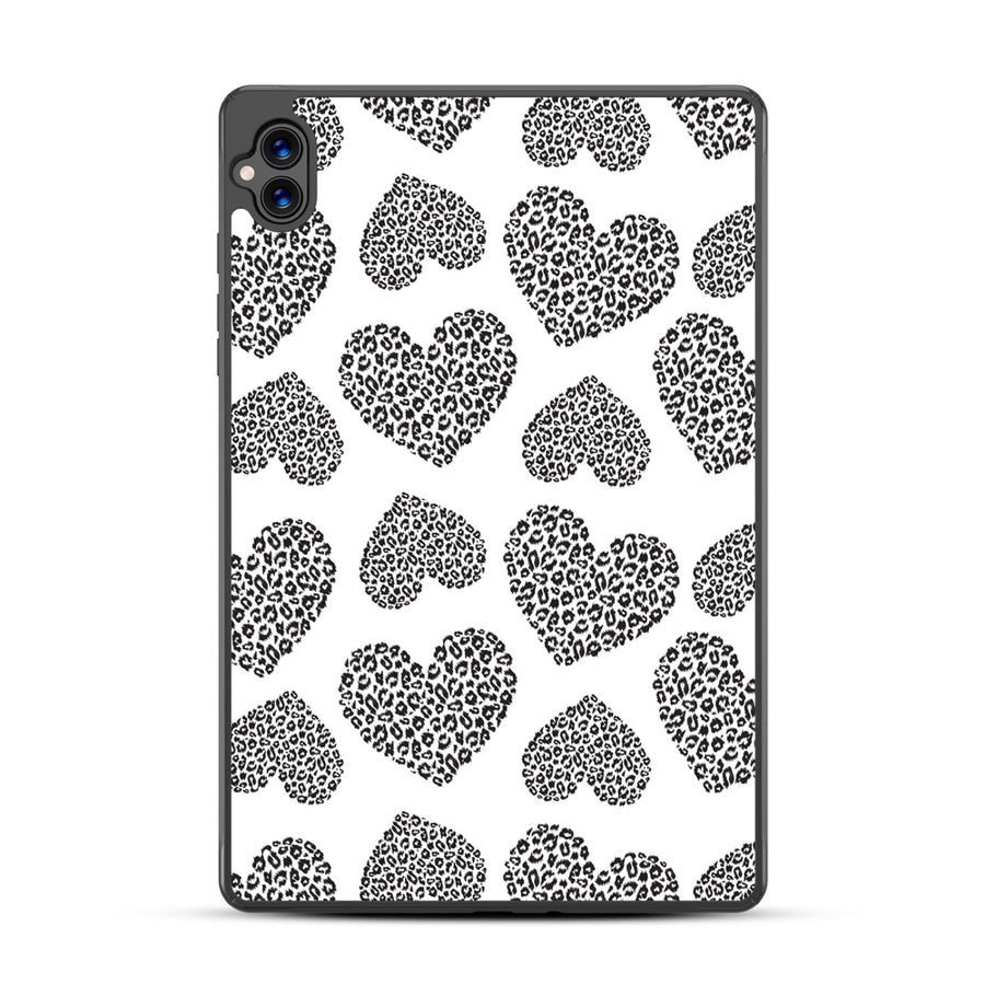 MyBat Design Lab Series Case for Boost Celero5G TAB - Leopard Print Hearts