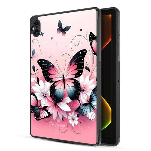 MyBat Design Lab Series Case for Boost Celero5G TAB - Butterfly Bouquet - MBTC5GTABCSLESMP184-2.jpg