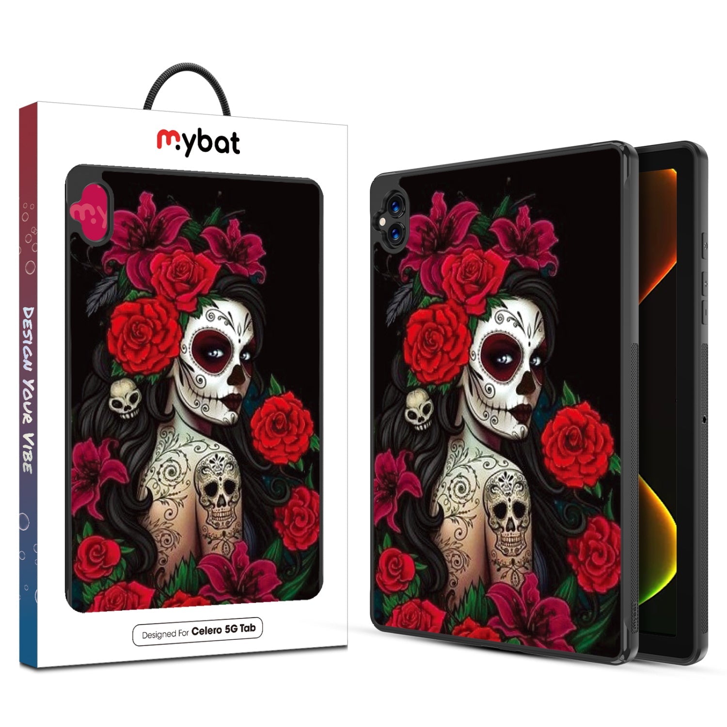 MyBat Design Lab Series Case for Boost Celero5G TAB - Lady Of The Dead