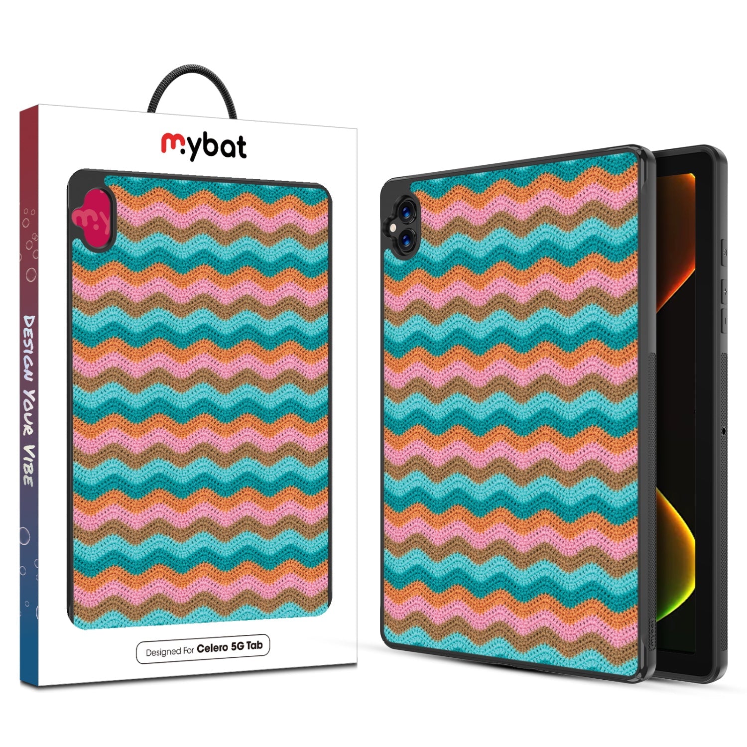 MyBat Design Lab Series Case for Boost Celero5G TAB – Heat Wave