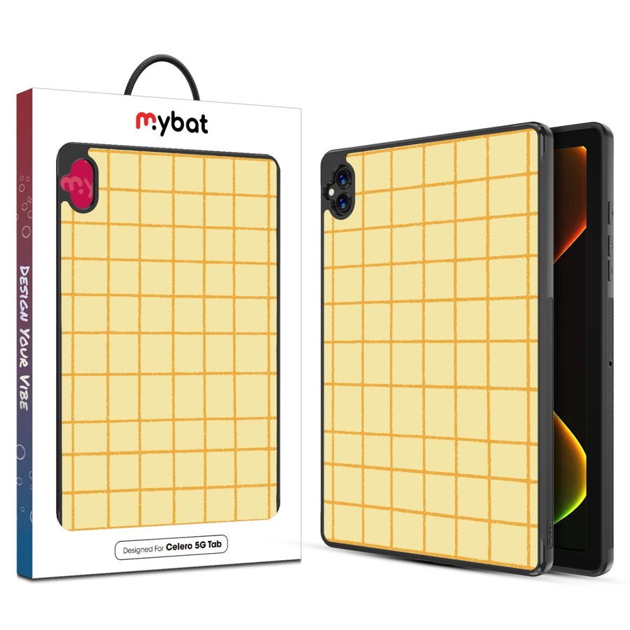 MyBat Design Lab Series Case for Boost Celero5G TAB – Butter Plaid