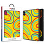 MyBat Design Lab Series Case for Boost Celero5G TAB – Rainbow Waves