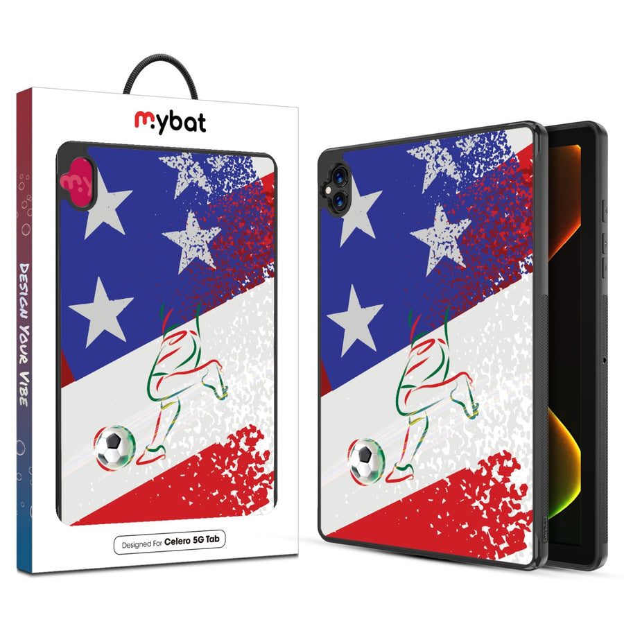 MyBat Design Lab Series Case for Boost Celero5G TAB – USA Soccer