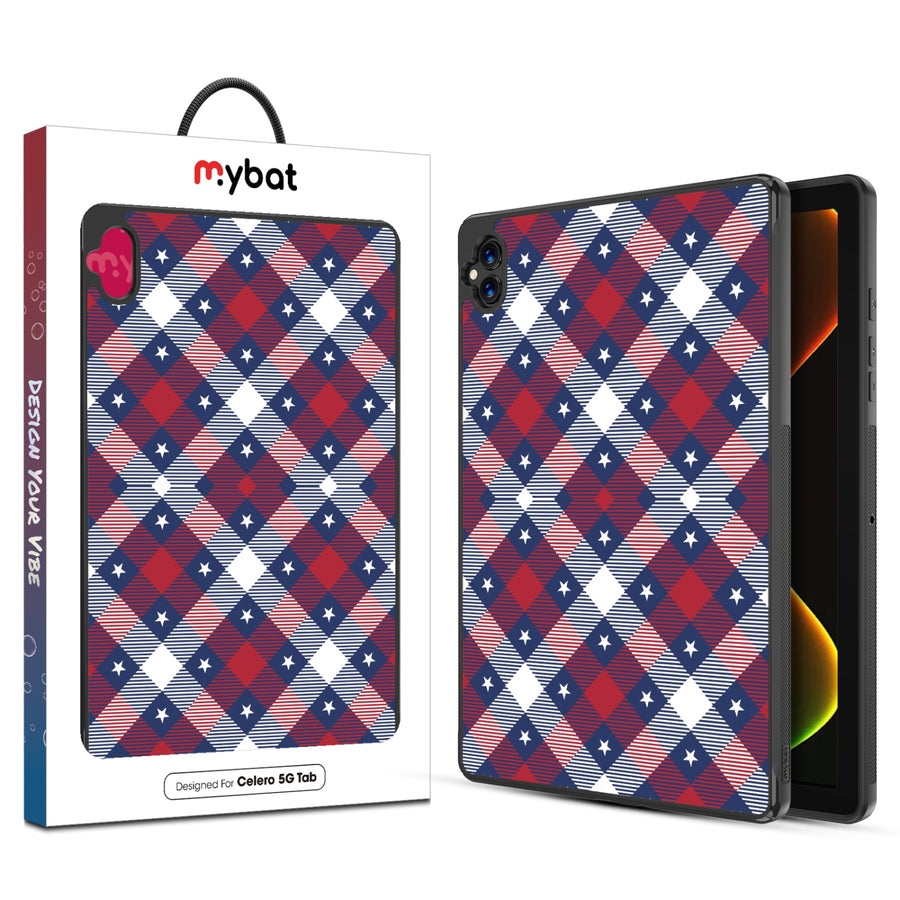MyBat Design Lab Series Case for Boost Celero5G TAB – Americana Plaid - MBTC5GTABCSLESMP523.JPG