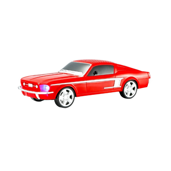 Max Power Mustang Style Bluetooth speaker with front flashing LED ligts - Red - MC1967-RD-1.jpg