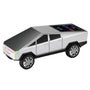 MaxPower Tesla cyber truck style Bluetooth Speaker with front flashing LED Lights and Back Light Up Panel - Silver - MC580-SL-2.jpg