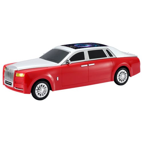 MaxPower Bluetooth Car speaker with front flashing LED lights and top LED light panel with dancing lights -Red - MC610-RD.JPG