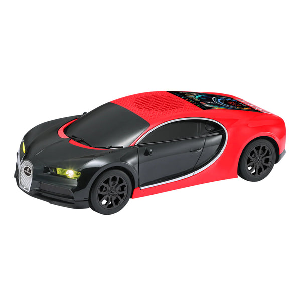 MaxPower Bugatti Style Bluetooth Speaker with LED Lights + Digital Display - Red / Black - MC660-RD-1.jpg