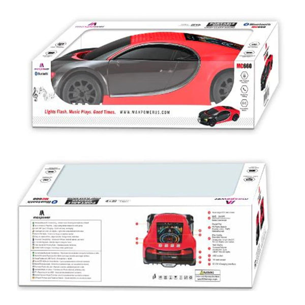 MaxPower Bugatti Style Bluetooth Speaker with LED Lights + Digital Display - Red / Black - MC660-RD-7.jpg