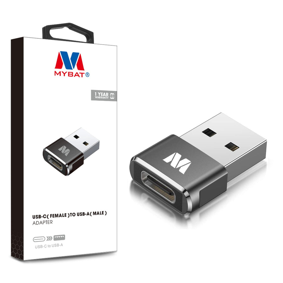 MyBat USB-C Female to USB-A Male Adapter - Black