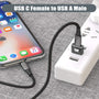 MyBat USB-C Female to USB-A Male Adapter - Black - MCBAAMN03B-8.jpg