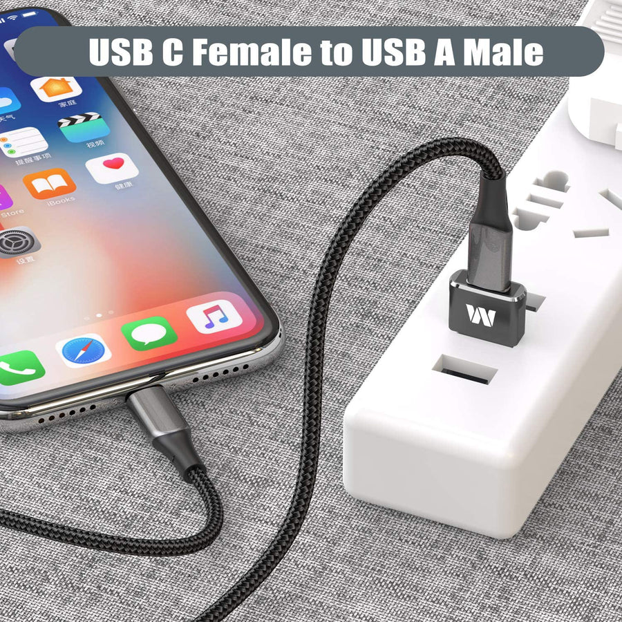 MyBat USB-C Female to USB-A Male Adapter - Black - MCBAAMN03B-8.jpg