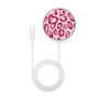 MyBat Design Lab Magnetic Wireless Charger - Silver - Pink Leopard Print - MCGWIRC18SL-007-3.jpg