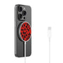 MyBat Design Lab Magnetic Wireless Charger - Silver - Red Leopard Print - MCGWIRC18SL-008-2.jpg