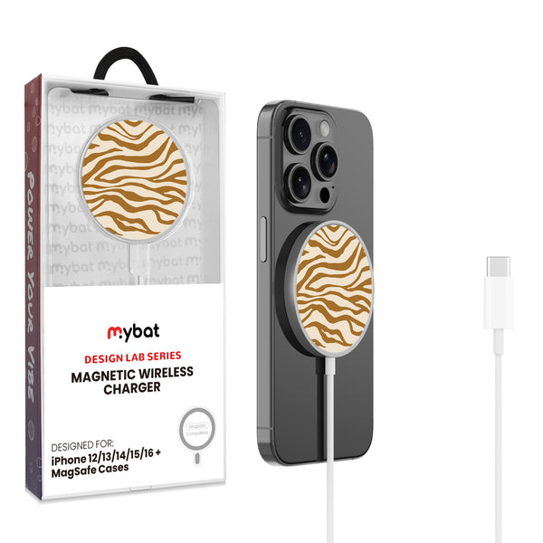 MyBat Design Lab Magnetic Wireless Charger - Silver - Tiger Stripes - MCGWIRC18SL-011-1.jpg