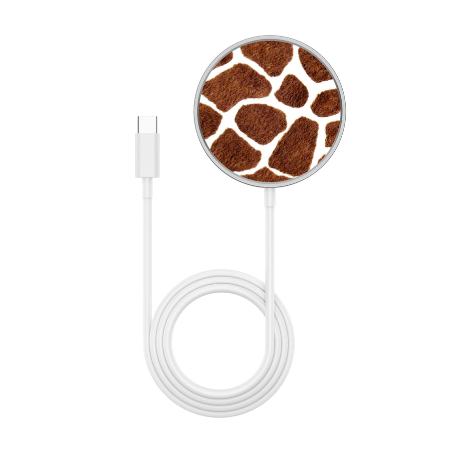 MyBat Design Lab Magnetic Wireless Charger - Silver - Giraffe spots - MCGWIRC18SL-012-3.jpg