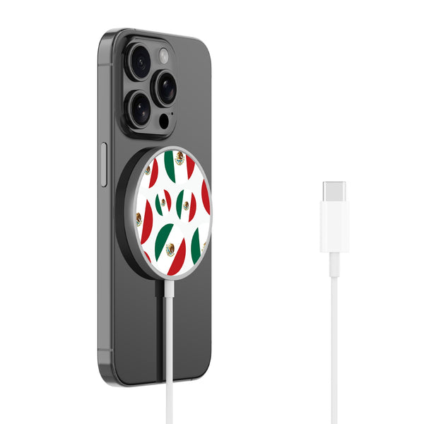 MyBat Design Lab Magnetic Wireless Charger - Silver - Mexican Pride - MCGWIRC18SL-025-2.jpg