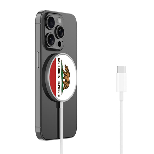 MyBat Design Lab Magnetic Wireless Charger - Silver - California State Flag - MCGWIRC18SL-027-2.jpg