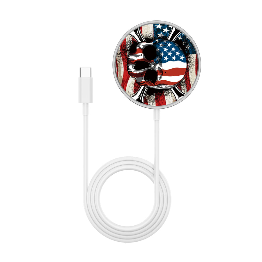 MyBat Design Lab Magnetic Wireless Charger - Silver - Land of the Free - MCGWIRC18SL-036-3.jpg