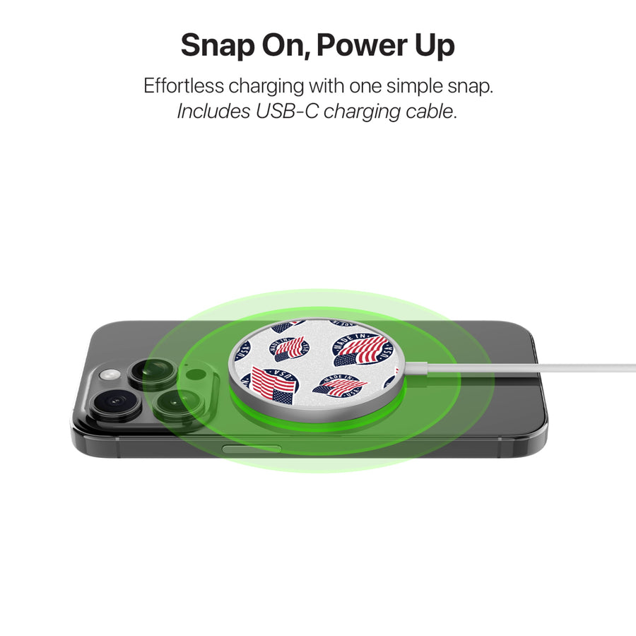 MyBat Design Lab Magnetic Wireless Charger - Silver - Made in the USA - MCGWIRC18SL-039-4.jpg