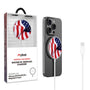 MyBat Design Lab Magnetic Wireless Charger - Silver - Stars & Stripes
