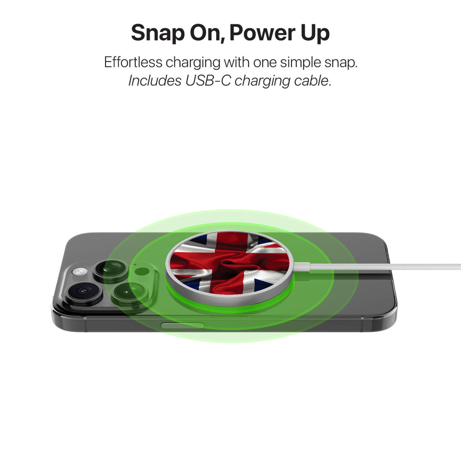 MyBat Design Lab Magnetic Wireless Charger - Silver - British Flag - MCGWIRC18SL-047-4.jpg