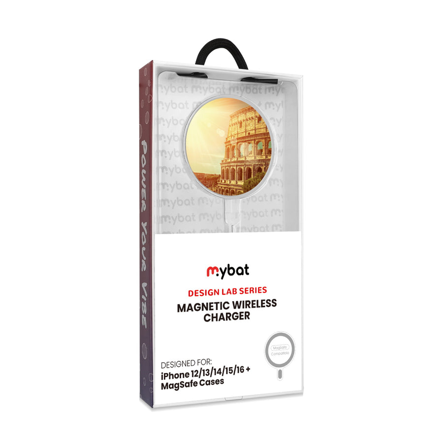 MyBat Design Lab Magnetic Wireless Charger - Silver - Roman Colosseum - MCGWIRC18SL-049-8.jpg