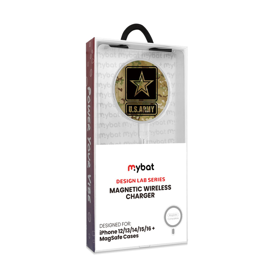 MyBat Design Lab Magnetic Wireless Charger - Silver - U.S. Army - MCGWIRC18SL-055-8.jpg