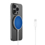 MyBat Design Lab Magnetic Wireless Charger - Silver - Blue Carbon Fiber - MCGWIRC18SL-084-2.jpg