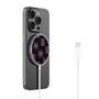 MyBat Design Lab Magnetic Wireless Charger - Silver - Woven Carbon Fiber - MCGWIRC18SL-085-2.jpg