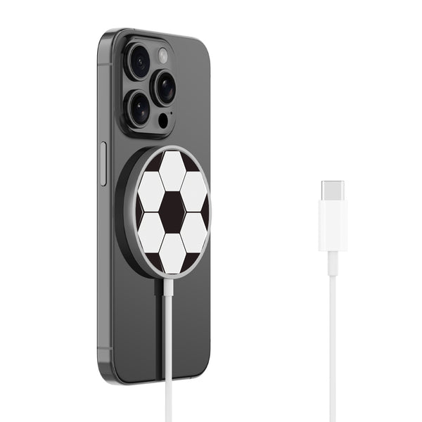 MyBat Design Lab Magnetic Wireless Charger - Silver - Soccer - MCGWIRC18SL-088-2.jpg